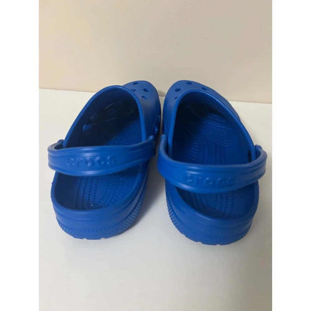Crocs Classic Clog Royal Blue Mens 10 Womens 12 Water Friendly Comfort Shoes